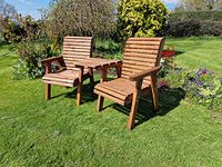 Churnet Valley WOODEN GARDEN CHAIRS, COMPANION SET, BISTRO SET,