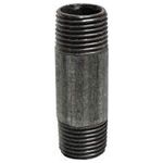 Sanitop-Wingenroth 13418 7 TUBES Malleable cast iron welded pipe, 3/4 inch x 40 mm, DIN 2440, with 2 external threads, galvanised, Silver, 3/4 Zoll x 40 mm