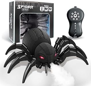 sumsync - Realistico ragno robot radiocomandato con LED, regalo per bambini di 3, 4, 5, 6, 7, 8, 9, 10, 11, 12 anni, ragazzi, ragazze, per Natale, compleanno, Halloween, giocattolo per bambini