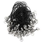 Phenovo 100x Cell Phone Straps Strings Jump Ring End Lariats Black