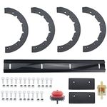 731-0782 731-0781A Rubber Paddles + 731-1033 Scraper for Many Cub Cadet Yardman MTD Two-Cycle Single Stage with Hardware Kit