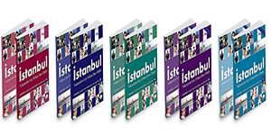 Turkish Language Complete Set, Istanbul Course Books Pack: 5 Books, Beginner to Advanced Levels: A1,A2,B1,B2,C1 &C1+