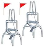 2 Pack Mole Traps Steel Gopher for Lawn Outdoor Yard Kitchen Home Office House Quality 2 Pieces Farm