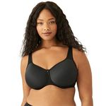 Wacoal Women's Full Figure Basic Beauty Contour Spacer Bra, Black, 32DD