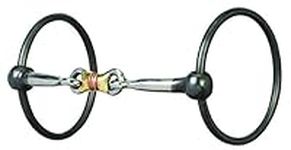 Weaver Leather Ring Snaffle Bit, Bl