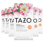 Tazo Caffeine-Free Herbal Tea Bags, Calm Chamomile, 20 Count (Pack of 6)