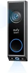 eufy Security Video Doorbell E340 (Battery Powered), Dual Cameras with Delivery Guard, 2K Full HD and Color Night Vision, HomeBase S380 Compatible, No Monthly Fee