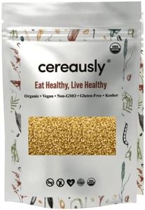 Cereausly Puffed Quinoa – Premium Quinoa Crispies Made with Organic White Quinoa – Delicious and Nutritious Quinoa Flakes for Snacks, Breakfast, Toppings – Toasted Quinoa with No Added Sugar – 1.5lb