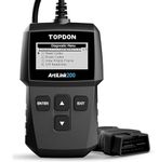 Topdon ArtiLink AL200 Car Code Reader OBD2 Scanner Diagnostic Scan Tool for Check Engine Light and Simple Smog Check for All OBDII CAN Fault Engine