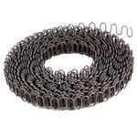 UNIQUELLA Sofa 1 Seat Upholstery Replacement Springs, Straight 20 Feet Length, with S Clips, & Screw Included Spring Kit,10 Gauge