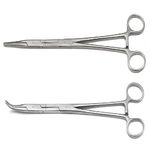 GEARWRENCH 2 Pc. Double-X Straight and 45° Hemostat Plier Set - 82111