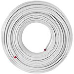 VEVOR 984Ft Roll of 1/2" PEX-AL-PEX Tubing Oxygen Barrier Radiant Floor PEX Pipe Radiant Heat Floor Heating Plumbing 300M Inner Aluminum Layer PEX Tubing Pipe (1/2" O2-Barrier, 984Ft/White)