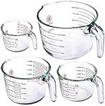 Set of 4 Glass Measuring Cups - Kit