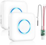 BITIWEND Wireless Doorbell Extender Converts Your Existing Wired Doorbell into Wireless Door Bell with 200M / 656 FT Range, 58 Chimes & 0-110 dB Volume Levels, Door Chime for Home/Garage/Apartment