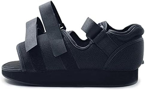 Post op Shoes for Broken Toe Medical Orthopedic Foot Brace Off-loading for Surgery (Medium for flat sole)