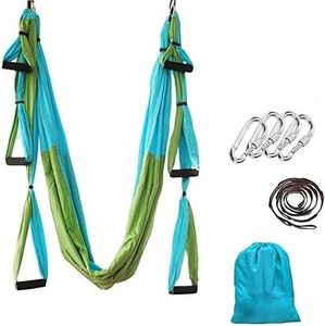 Ovyuzhen Aerial Yoga Hammock,Ultra Strong Yoga Swings Set Trapeze Extension,Antigravity Ceiling Hanging Sling Inversion Exercises