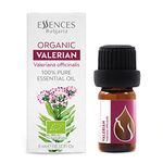 Essences Bulgaria Organic Valerian Essential Oil 0.17 Fl Oz | 5ml | Valeriana officinalis | for Good Sleep, Relaxation, Stress Relief | Aromatherapy | Therapeutic Grade | 100% Pure Oil