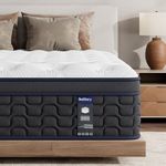 BedStory Firm King Mattress, 14 Inch Upgraded Hybrid Mattress with Individual Pocket Springs, Premium Mattresses in a Box for Motion-Isolation & Pressure Relief, CertiPUR-US Certified, 365-Night Trial