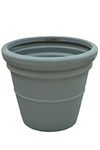 Lyric Planter (Stone Grey)(Medium)(TV 35)(With Drainage Hole) || Pots for Plants || High Grade Polymer || Lightweight || Indoor-Outdoor || Non-Breakable || non-fading || Plant Directly in it ||