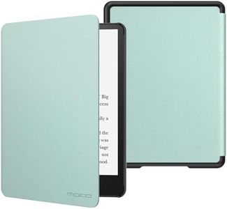 MoKo Case for 6.8" Kindle Paperwhite (11th Generation-2021) and Kindle Paperwhite Signature Edition, Light Shell Cover with Auto Wake/Sleep for Kindle Paperwhite 2021 E-Reader, Agave Green