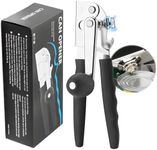 Roryimke Commercial Can Opener Manual Heavy Duty Stainless Steel Handheld Smooth Edge Can Opener for Seniors for Kitchen