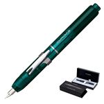 PLATINUM, Fountain Pen - CURIDAS. (URBAN GREEN, MEDIUM)