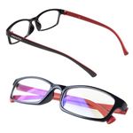 PROSPEK Blue Light Reading Glasses for Men and Women, Anti-Glare Computer Glasses with Clear Lens 2.00 Diopters