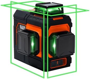 Klein Tools 93PLL Self-Leveling Laser Level with Bright Green 3x360-Degree Planes, Rechargeable Battery, Magnetic Mount