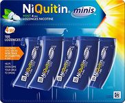 NiQuitin Minis Mint 4 mg Lozenges - Effective Smoking Craving Relief - Practical Pocket-Sized Container - 100 Mini Lozenges - Fast Acting Relief - Reduce and Quit Smoking Aid