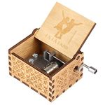 PATPAT® Music Box La La Land Hand Crank Wooden Musical Box, Antique Engraved Musical Toys for Loved One - Gifts for Lover, Boyfriend, Girlfriend, Husband, Wife Valentine's Day/Anniversary