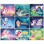 Ten Minutes to Bed Series 9 Books Collection Set By Rhiannon Fielding (Little Unicorn's Birthday,Little Mermaid,Dinosaur, Unicorn's Christmas, Monster, Little Unicorn, Baby Unicorn, & More)