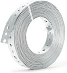 Galvanized 3/4-Inch X 50-Feet Metal Strapping with Holes 24-Gauge Metal Pipe Hanger Strap for Plumbing, HVAC and Duct Support