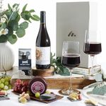 Finest Red Wine & Cheese Hamper - Spanish Garnacha Red Wine, Snowdonia Company Cheese, Black Pepper Crackers, Food Hampers For Men, Red Wine Gift Set, Hampers For Men & Women, by Clearwater Hampers