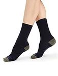 Icebreaker Merino Women's Lifestyle Fine Gauge Crew Socks, Large, Midnighty Navy/Loden