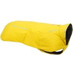 Ruffwear Vert Small Dog Rain Jacket, Insulated All Weather Dog Coat, Waterproof Dog Jacket, Lightweight Weatherproof Dog Vest Overcoat & Winter Dog Rain Coat, Size S, Mineral Yellow