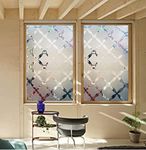 VICINITY Privacy Window Films Home Security Self Adhesive for Bathroom Door Window Heat Control Anti UV