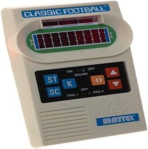 Classic Football Handheld Game from Mattel