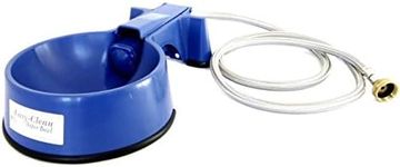 The Easy-Clean Auto-Fill Water Bowl with (5-Foot) Long Stainless Steel Hose, 32 Ounces,Blue