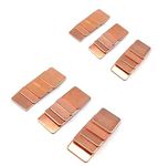 ART IFACT 60 Pieces of 6 multiple sizes Copper Pad - Thermal Heatsink GPU CPU RAM Cooling Copper Shim (10 pcs each size)