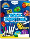 Skillmatics Rock Painting Kit - Mess-Free Art & Craft Activity for Girls & Boys, Craft Kits & Supplies, DIY Creative Activity, Gifts for Kids Ages 4, 5, 6, 7, 8, 9, 10, 11 12