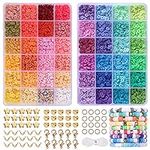 QUEFE 4800pcs Clay Beads for Bracel