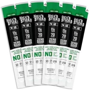 Nick's Sticks Clean & Balanced Free Range Turkey Snack Sticks | Made in the USA | Gluten Free | Paleo, Keto, Whole30 Approved | No Soy, Antibiotics or Hormones (6 – 1.7oz. Packs of 2 Sticks)