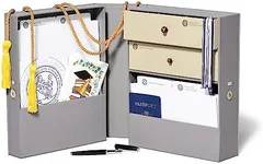 Savor | Life Essentials & Graduate Keepsake Organizer | Keep High School and College Graduation Memorabilia Organized and Safe in One Convenient Home with this Gift for Students and Grads