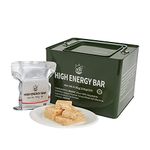 BDH High Energy Bar 18400 Calorie Original Compressed Biscuits | Iron Tin Box 200gx20 bag | MRE Emergency High Energy Food Ration Bar Long Shelf-life Survival Food For Outdoor Activities, Crisis Preparation, Emergency Preparedness Supply Food Kit