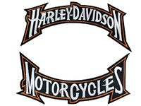 Harley Rocker Patches 10.5" Large Embroidered Motorcycle Vest/Jacket Patch Sew Iron On