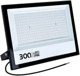 MIHEAL 300W LED Flood Light, Warm White 3000K, IP66 Waterproof Super Bright Work Light, 110V, Outdoor Floodlight for Yard, Garden, Garage, Lawn, Court