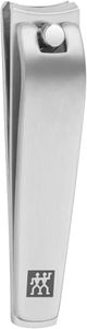 ZWILLING Coupe-ongles (Pour les ongles des mains et des pieds, Effet de levier puissant, Tranchant légèrement incurvé, Hypoallergénique), Premium, argent, 60 mm