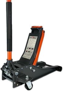 Kraftwelle 4T Rangierwagenheber extra Flach 75mm-500mm Wagenheber Jack 3000 kg KFZ Auto PKW Hydraulik Doppelkolben