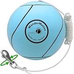 WonderMotion Soft Tetherball Ball and Rope with Swivel Hook - Tether Balls and Rope Set for Kids, Adults, Dogs as New Tetherball Equipment or Tetherball Replacement Ball for Outdoor Yard Game Fun