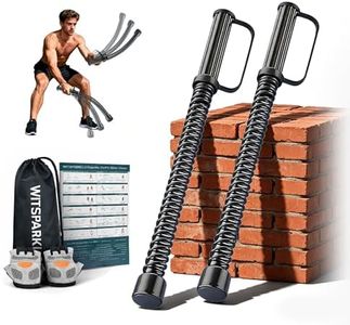 Ropeless Battle Rope – Weighted Cordless Battle Ropes for Home Gym with Non-Slip Gloves, Low-Impact HIIT and Strength Workouts, Fitness Equipment for Full-Body Exercise,Travel-Friendly